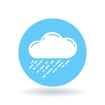 Rain cloud icon Stock Illustration
