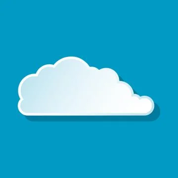 Rain cloud icon Illustrazione stock