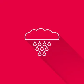 Rain cloud Stock-Illustration
