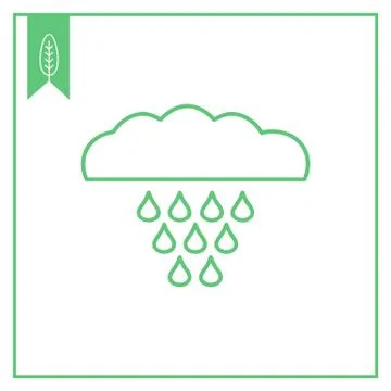 Rain cloud 스톡 일러스트