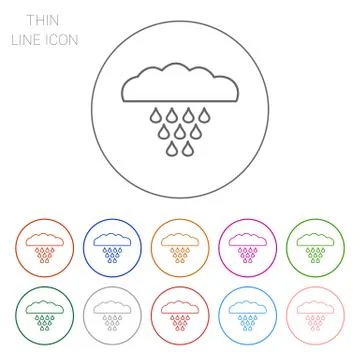 Rain cloud 스톡 일러스트