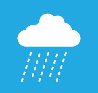 Rain cloud 스톡 일러스트