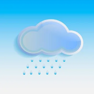 Rain-cloud Иллюстрация