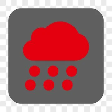 Rain Cloud Interface Toolbar Button Stock Illustration