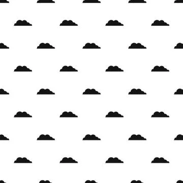 Rain cloud pattern seamless vector Illustrazione stock