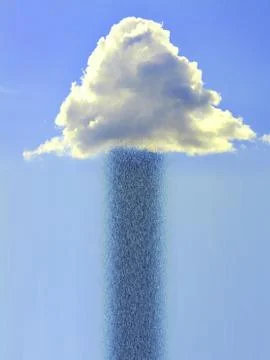 Rain cloud Stock Photos
