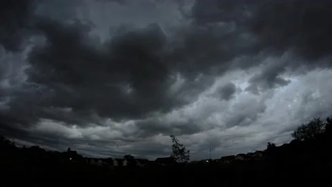 Rain cloud timelapse Stock Footage 135100387