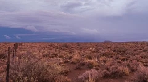 Rain clouds above the Karoo Stock Footage 59846818