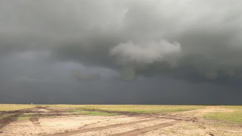 Rain clouds approaching timelapse Maasai Mara Kenya 库存影片 145987516