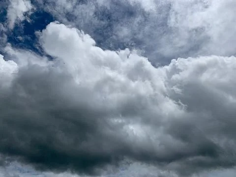 The rain clouds are floating down or Cirrostratus Photos