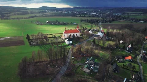 Rain clouds in clear weather. The onset of a thunderstorm. Sunlight. Stock Footage 276295238