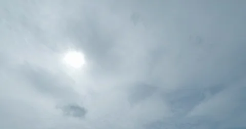 Rain clouds covering the sun Stock Footage 123273870