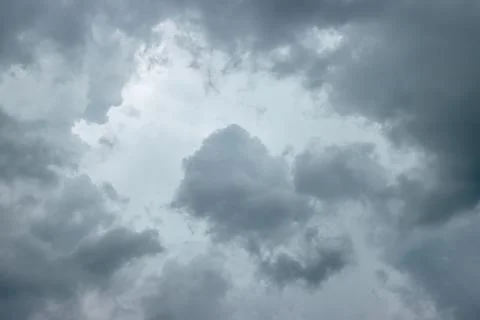 Rain clouds in the daytime Stock Photos