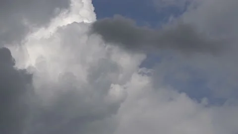 Rain clouds of different colors collide 库存影片 154119666