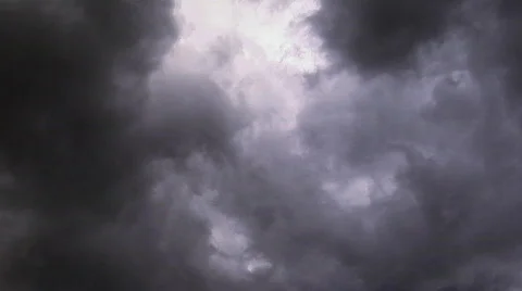 Rain Clouds, a dramatic backdrop, timelapse Stock Footage 843171