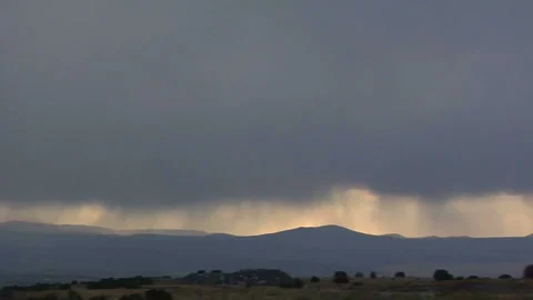 Rain Clouds in the Early Evening Video stock 327895443