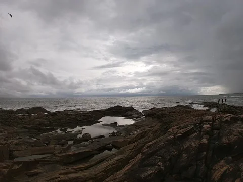 Rain clouds Stock Footage 159610874