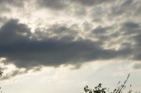 Rain clouds It will rain soon Stock Photos