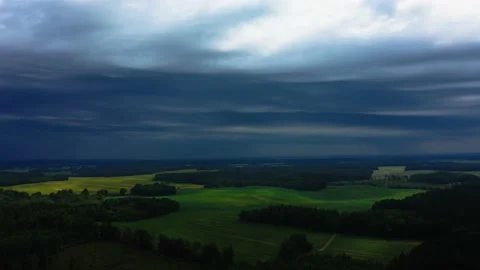 Rain clouds Live in the clouds. Sad weather. Weather. Stock Footage 201785949