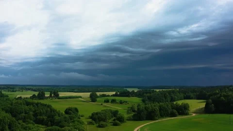 Rain clouds Live in the clouds. Sad weather. Weather. Stock Footage 201786144