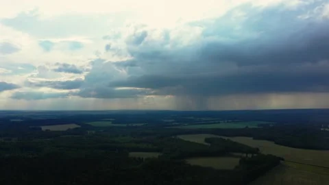 Rain clouds Live in the clouds. Sad weather. Weather. Stock Footage 201787082