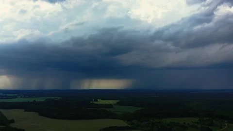 Rain clouds Live in the clouds. Sad weather. Weather. Stock Footage 201787107