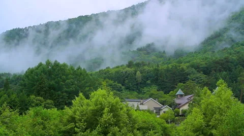 Rain clouds in the mountains. Stock-Footage 40754552