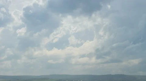 Rain clouds moving fast. Stock Footage 47806492