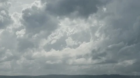 Rain clouds moving fast. Stock Footage 47806496