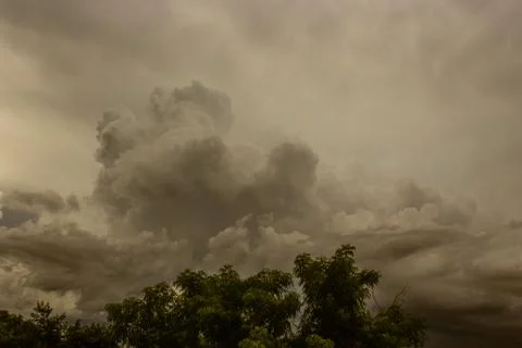 Rain clouds Stockfoto's