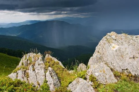 Rain clouds Stock Photos