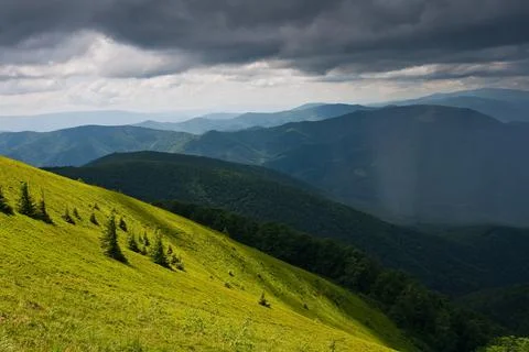 Rain clouds Stock Photos
