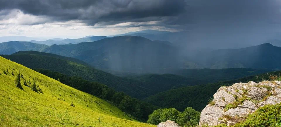 Rain clouds Stock Photos