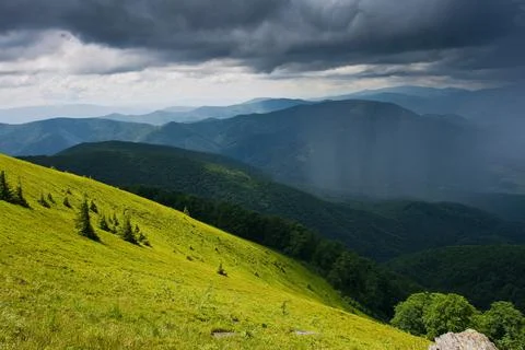 Rain clouds Stock Photos