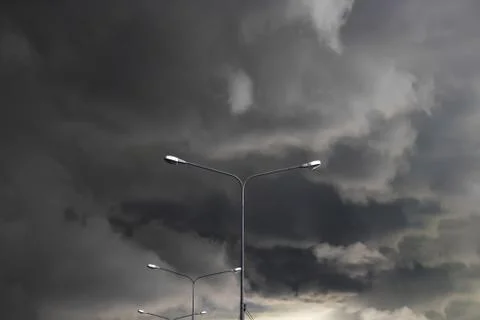 Rain clouds Before rain Stock Photos