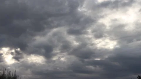 Rain Clouds Rolling East Stock Footage 46411798