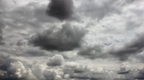 Rain clouds skies Video stock 42331994
