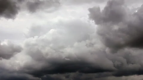 Rain clouds on the sky Stockbeeldmateriaal 48868804