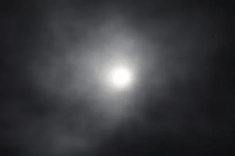 Rain clouds in the sky. Gray dark clouds in the sky. Storm clouds. Stock Photos