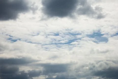 Rain clouds. Texture of the sky and clouds Stock Photos