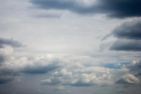 Rain clouds. Texture of the sky and clouds Stock Photos
