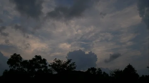 Rain clouds time lapse 4k Stock Footage 105958591