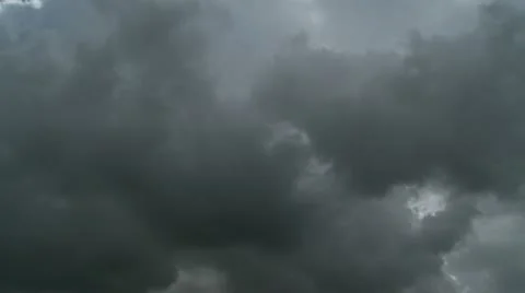 Rain Clouds Time Lapse Stock Footage 11118916