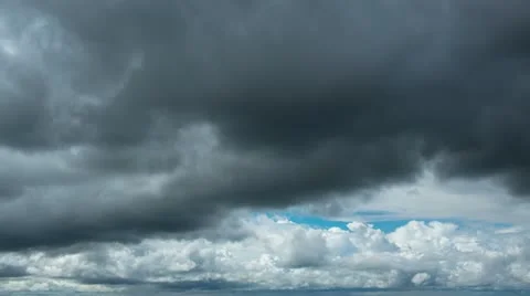 Rain clouds, timelapse Stock Footage 11887256