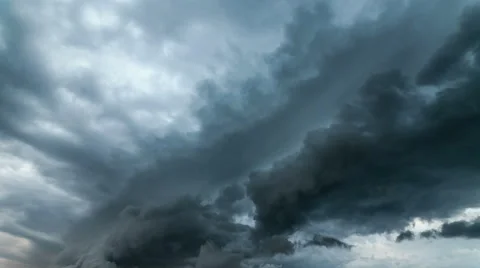 Rain clouds, timelapse Stock Footage 64923149