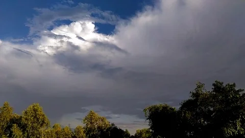 Rain clouds, timelapse Stock Footage 76598688
