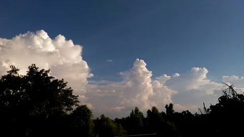 Rain clouds, timelapse Stock Footage 76598981