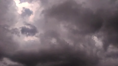 Rain clouds, timelapse Stock Footage 76599550