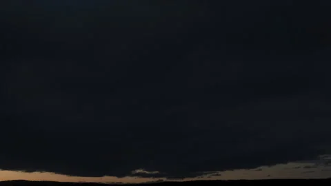 Rain clouds. Timelapse of sunrise in overcast weather. Stock Footage 262448136