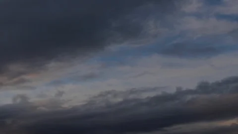 Rain clouds from west norway on the way time lapse Stock Footage 119865592